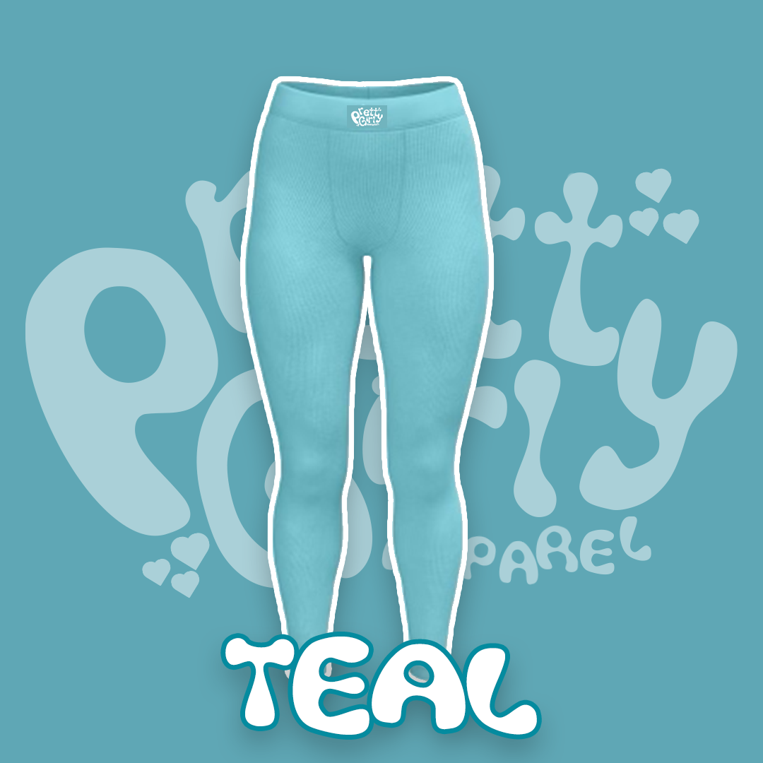 TEAL LEISURE WEAR LEGGINGS