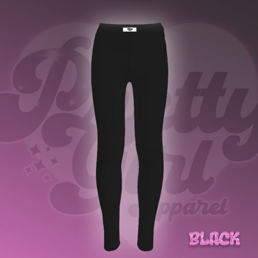 BLACK LEISURE WEAR LEGGINGS