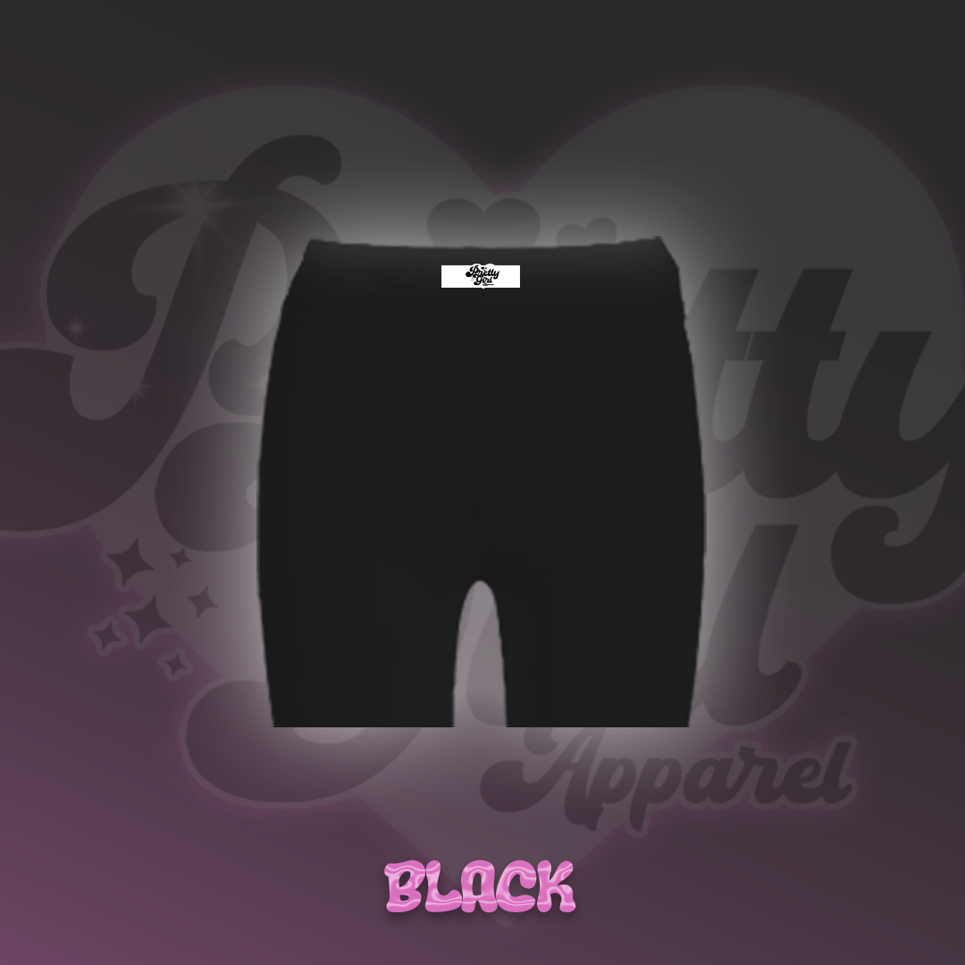BLACK LEISURE WEAR SHORTS