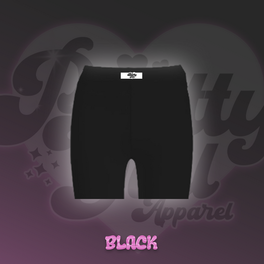 BLACK LEISURE WEAR SHORTS