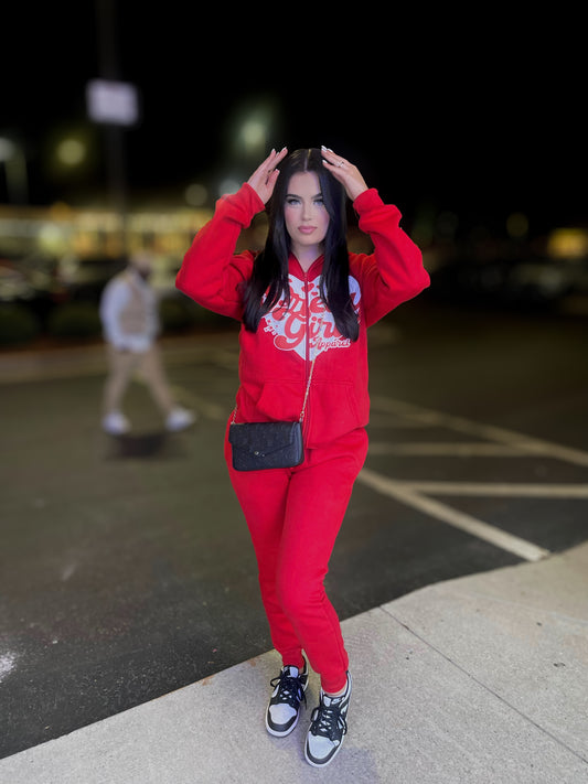 CHERRY PGA SWEATSUIT