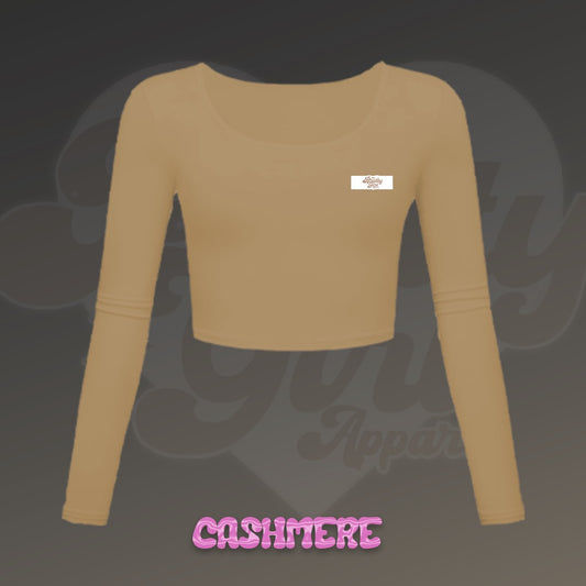 CASHMERE LEISURE WEAR LONG SLEEVE TOP