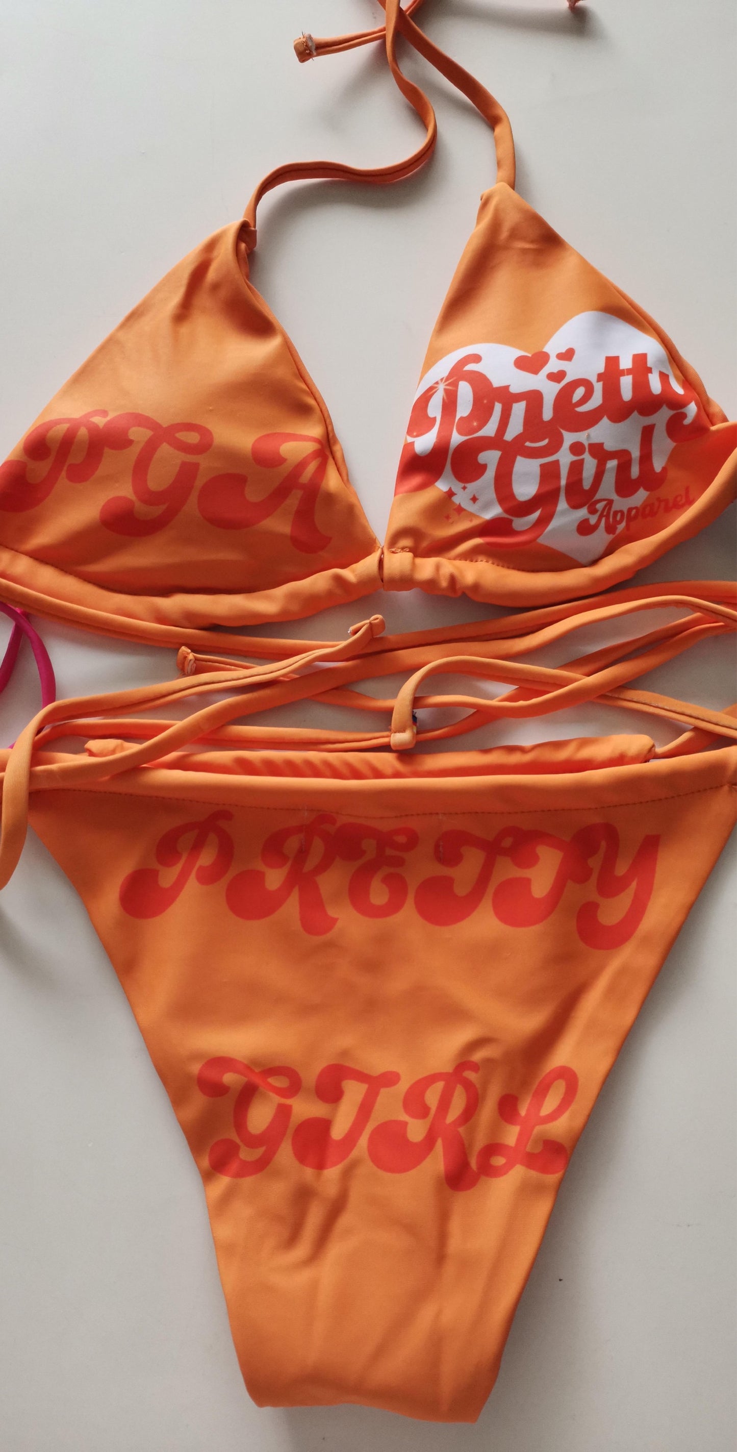 PRETTY IN ORANGE BIKINI
