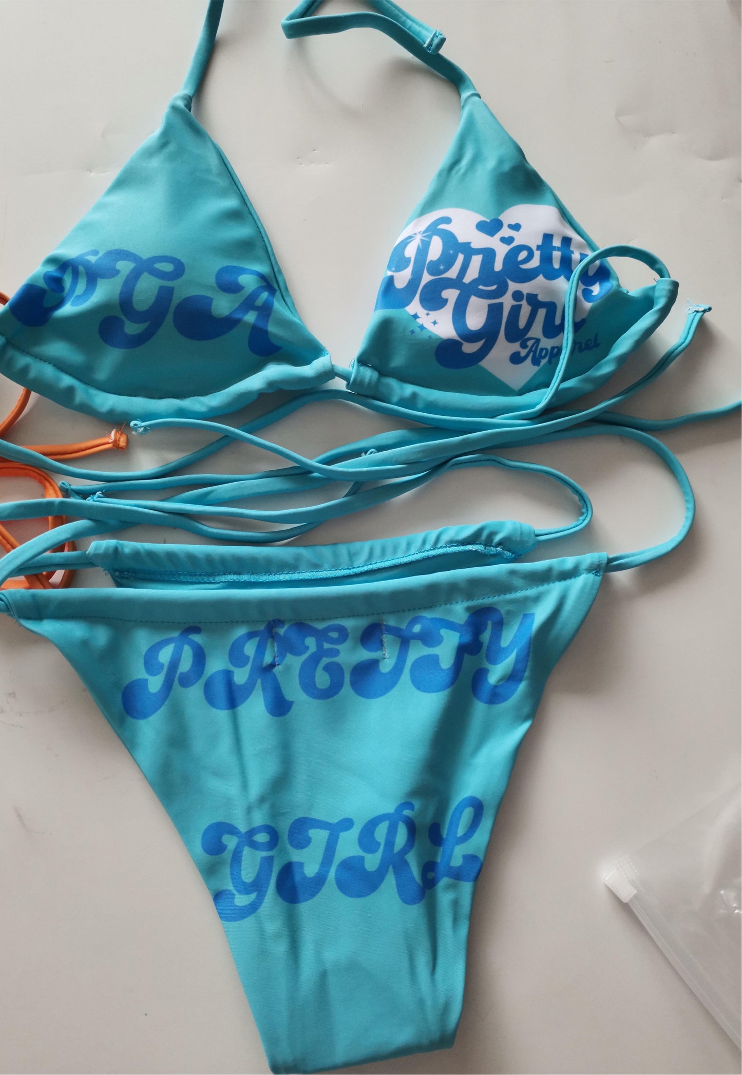 PRETTY IN BLUE BIKINI