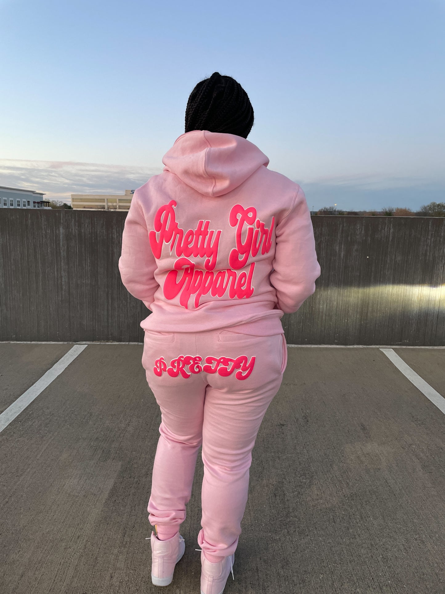PRETTY IN PINK SWEATSUIT