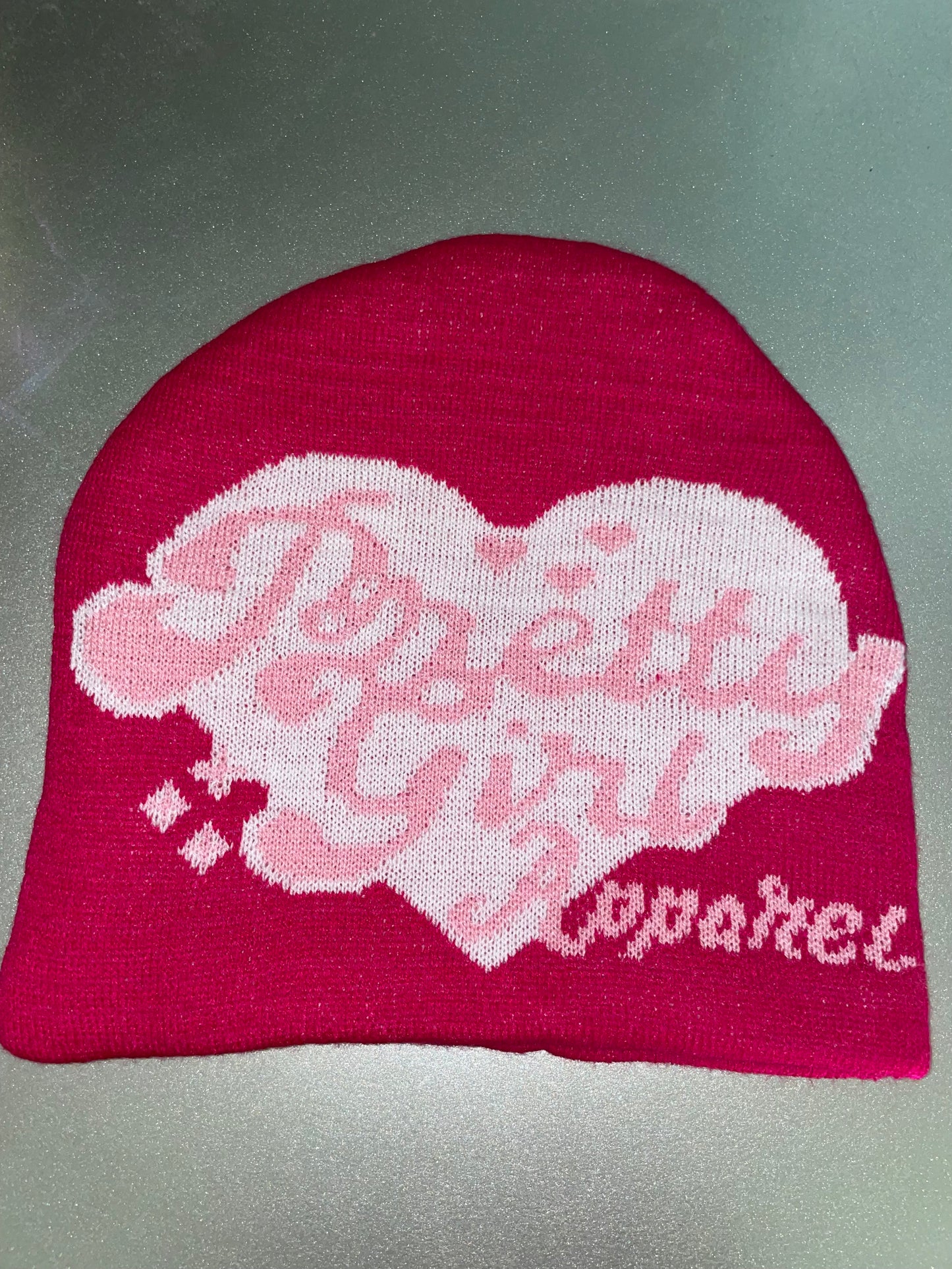 PRETTY GIRL PINK BEANIE