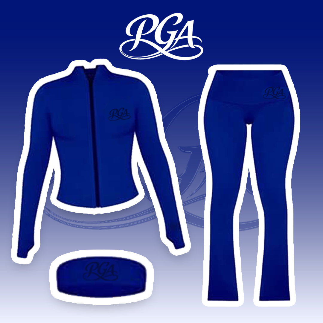 Royal Blue Flare Set