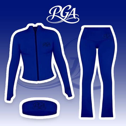Royal Blue Flare Set