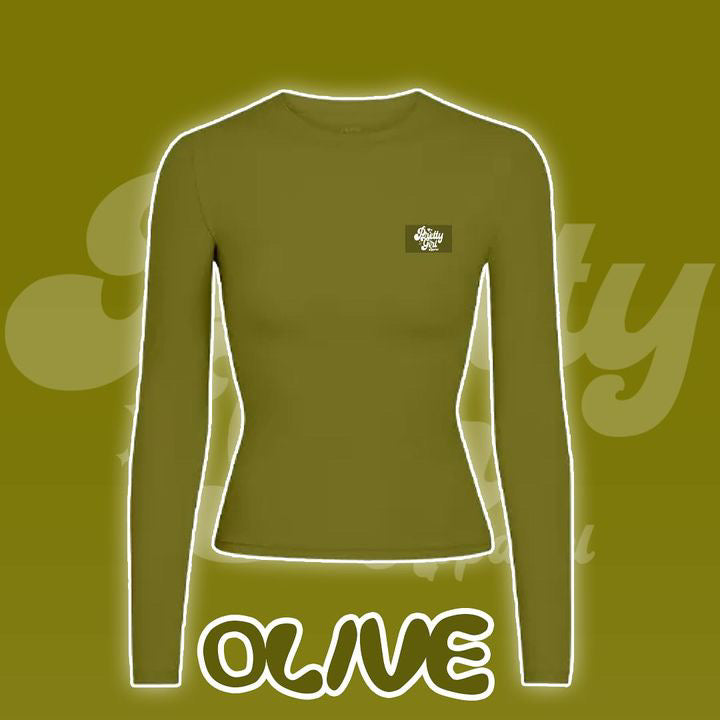 OLIVE LONG SLEEVE SHIRT