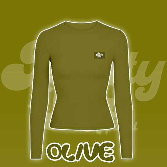 OLIVE LONG SLEEVE SHIRT